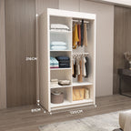 Spacious Milan 2 Door Wardrobe 120cm – Compact, Stylish, and Functional