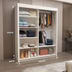 Lyon 180cm Wardrobe – Elegant Design with Mirror & Shelf Options