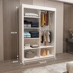 Venice Wardrobe 150cm – Compact Freestanding Closet with Hanging Space
