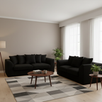 Manny Jumbo Cord 3+2 Seater Sofa Set | Optional Footstool Available