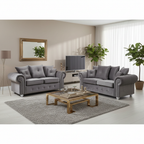 Plush Velvet 3+2 Seater Sofa Set