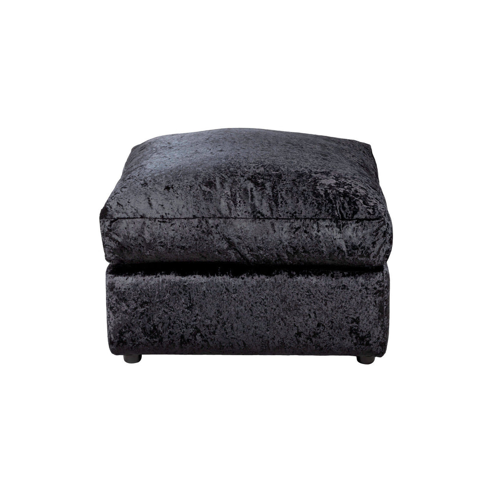 Crushed Velvet 4 Seater Corner Sofa- Right Hand Corner