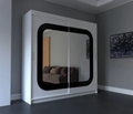 Dallas Sliding Door Wardrobe – Mirror Finish