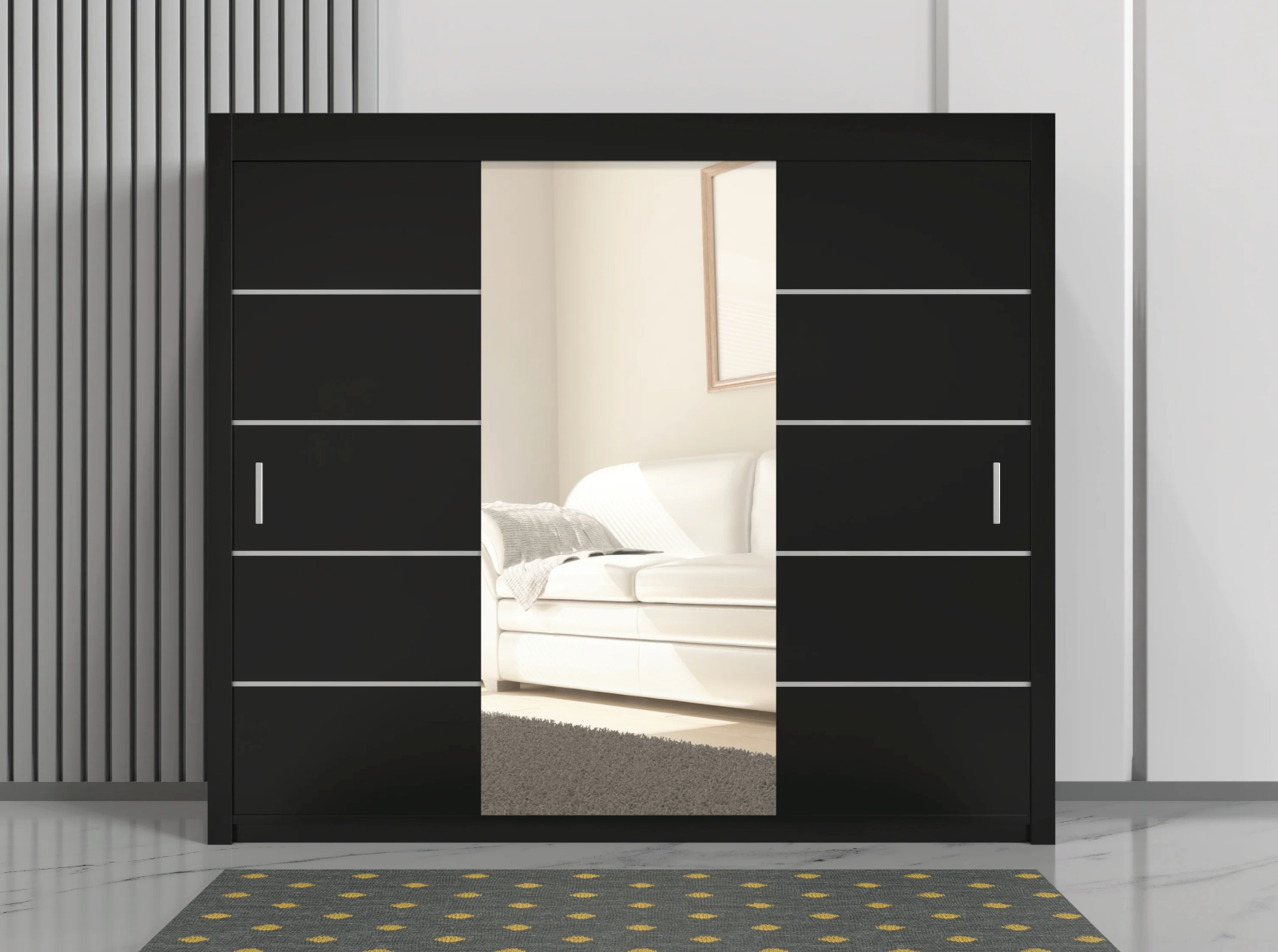 Oslo 250cm Sliding Wardrobe – Maximum Storage with Modern Design
