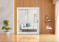 Modern Milan 180cm Wardrobe – Slim Fit Bedroom Furniture