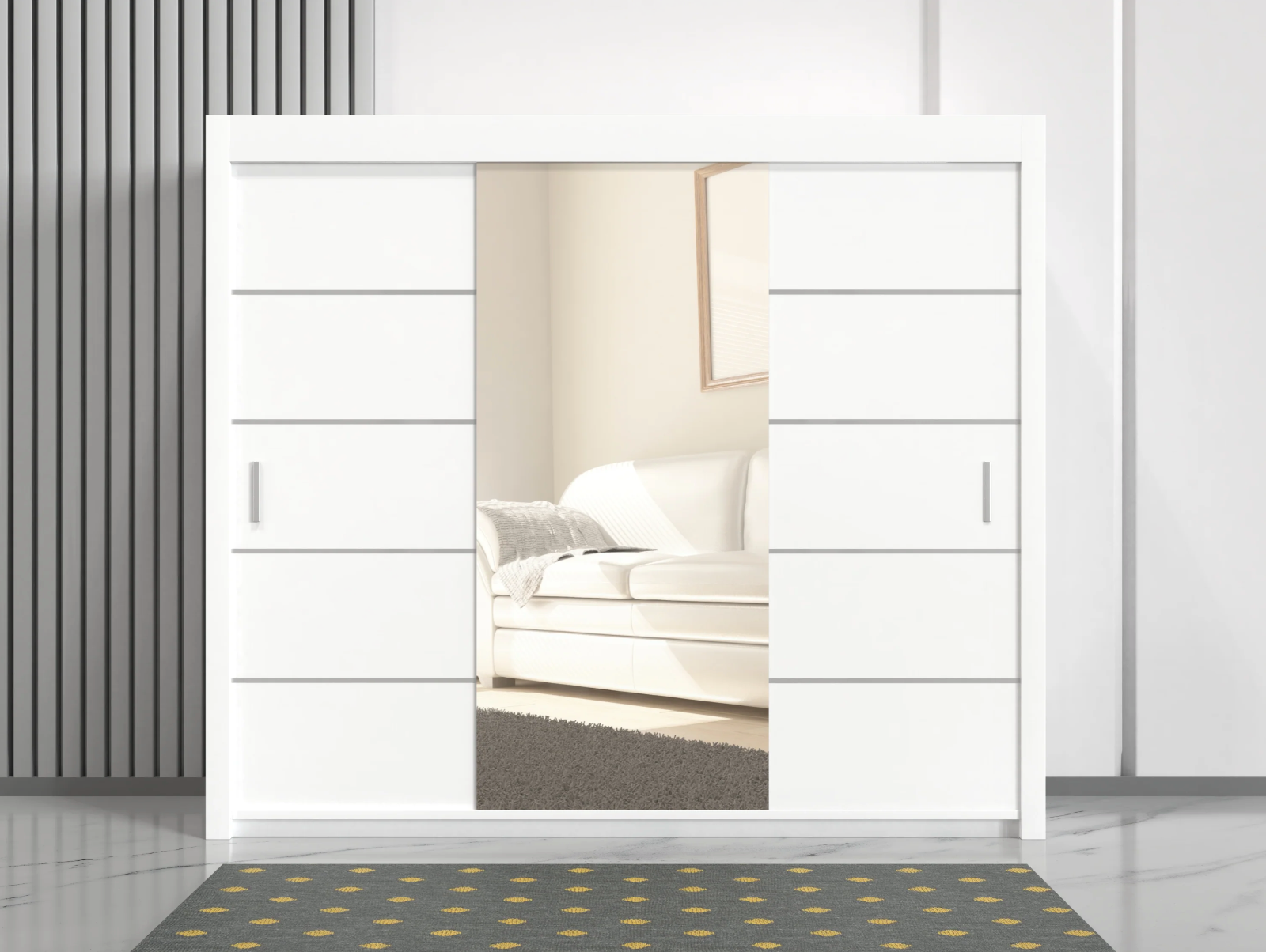 Oslo 250cm Sliding Wardrobe – Maximum Storage with Modern Design