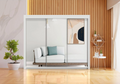 250cm Milan Wardrobe – Stylish Storage with Shelves & Rail