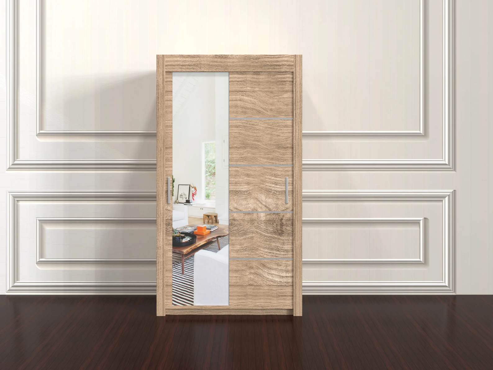 Lyon Wardrobe 120cm – Freestanding Modern Storage Unit for Small Rooms