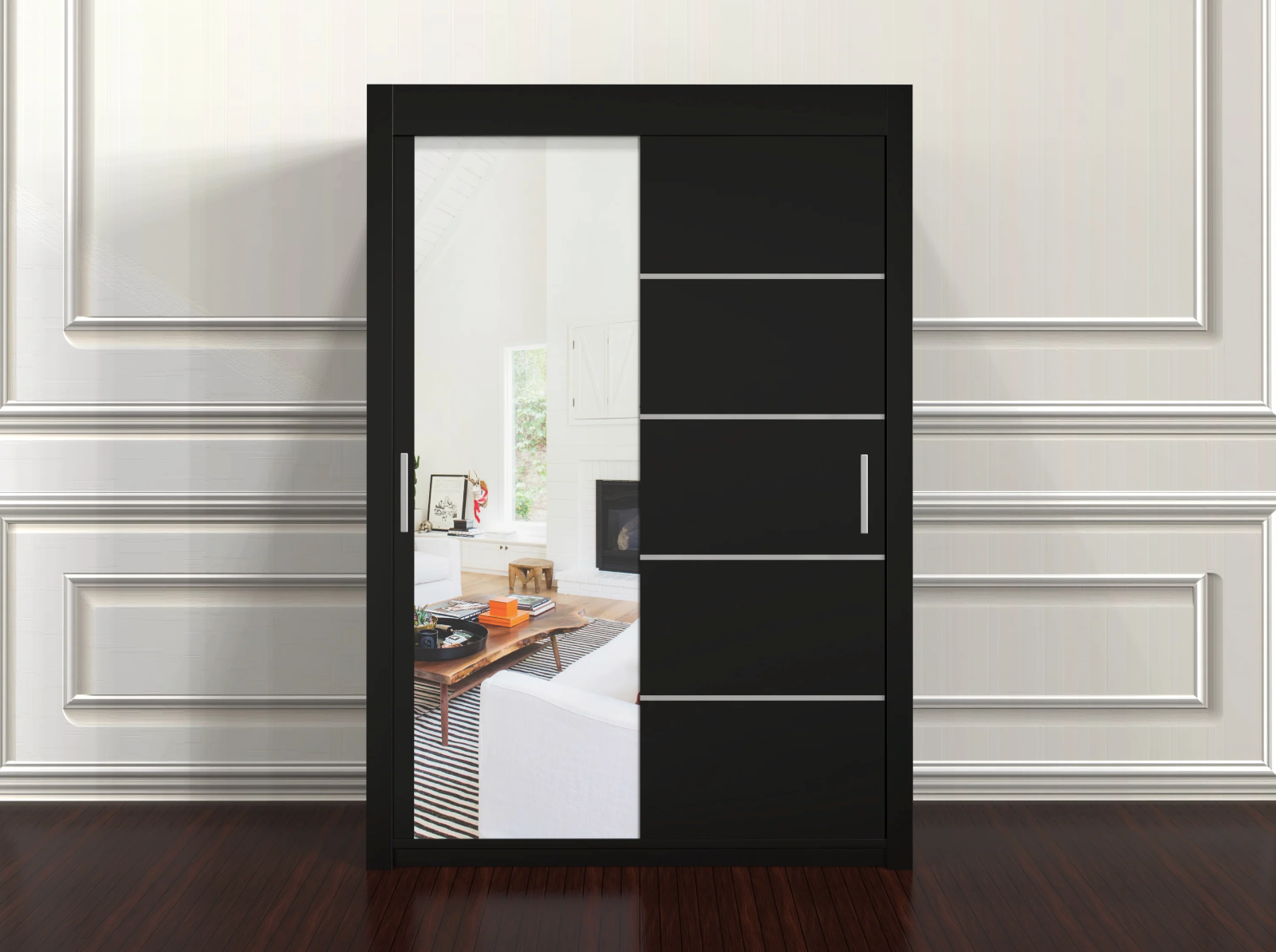 Lyon 150cm Wardrobe with Shelves – Stylish 2 Door Bedroom Furniture