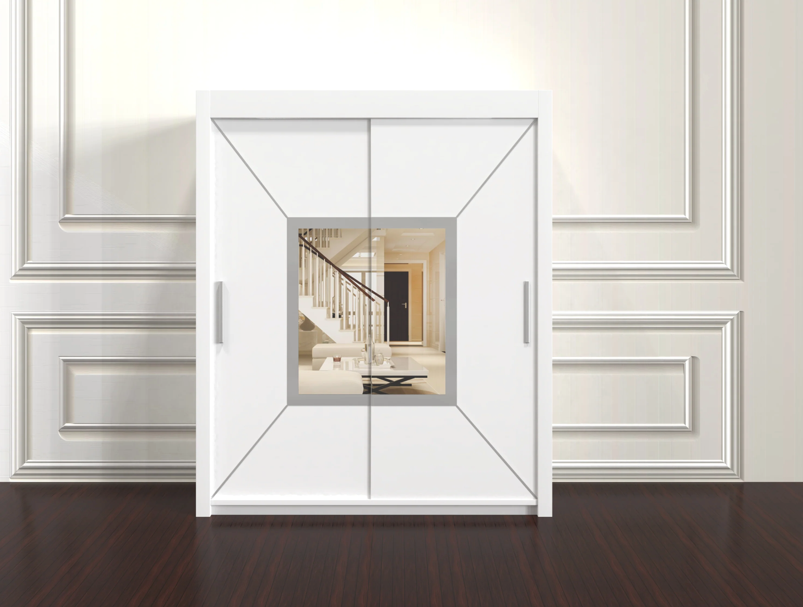 Venice 180cm Freestanding Wardrobe – Sleek Sliding Door Cupboard
