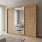 Oslo 250cm Sliding Wardrobe – Maximum Storage with Modern Design