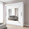 Venice 180cm Freestanding Wardrobe – Sleek Sliding Door Cupboard