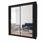 Contemporary Milan Wardrobe – 2 Door 150cm Wide Clothes Storage